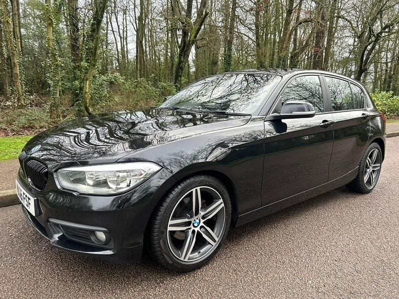 Black Used 2016 BMW 116 Efficient Dynamics Hatchback | £4,795 (Fair price) - Image 1/4