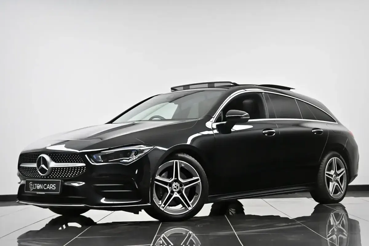 Used Mercedes CLA220 Shooting Brake AMG line 190 HP (139 kW) 2020 Black Estate