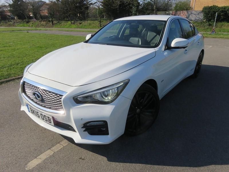 Used Infiniti Q50 Sport Tech 2015 White Sedan