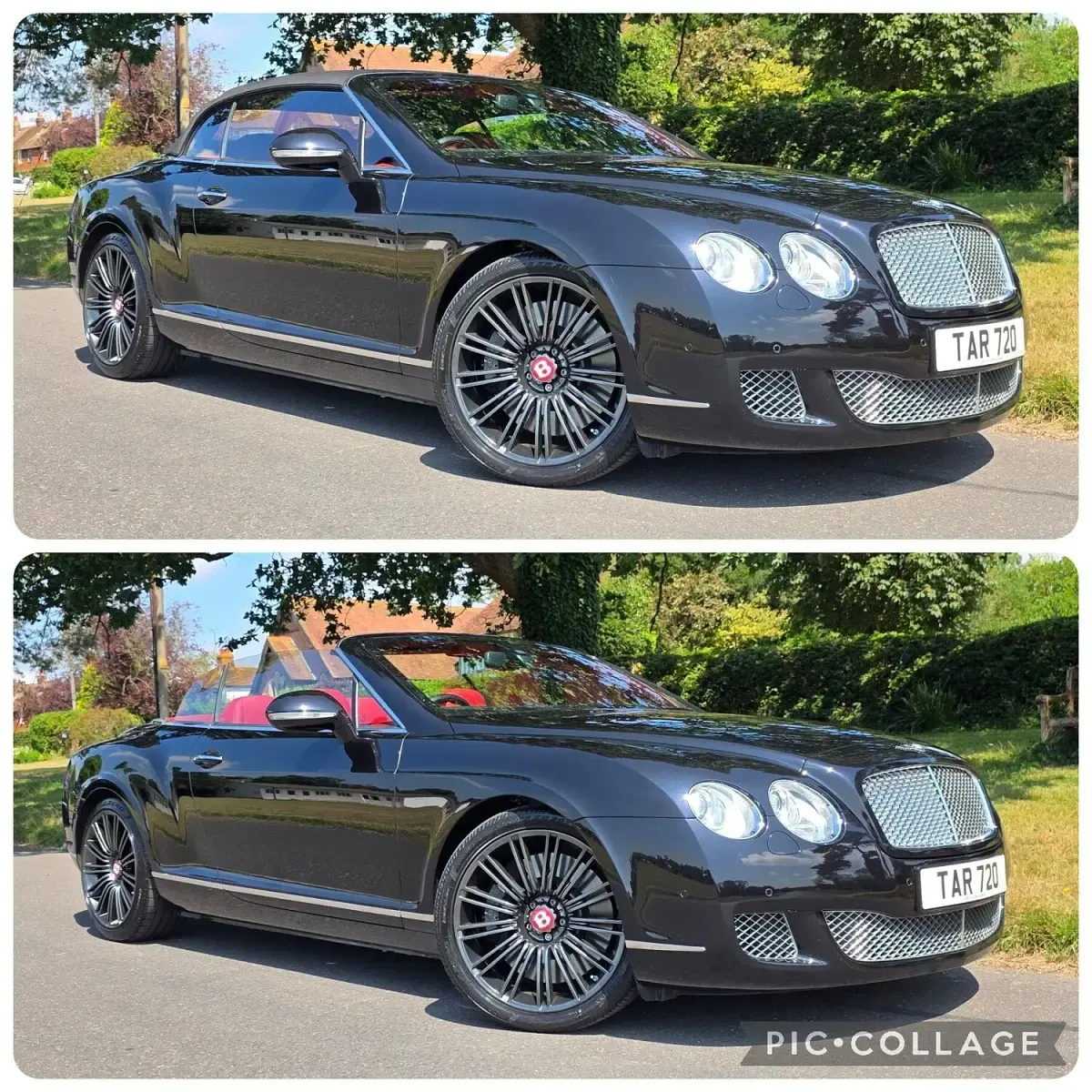 Used Bentley Continental 600 HP (441 kW) 2009 Black Cabriolet