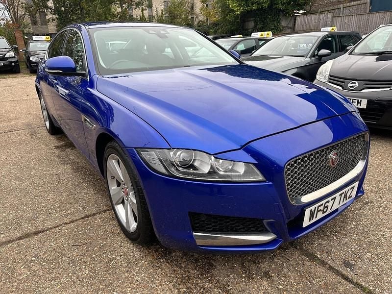 Blue Used 2017 Jaguar XF Portfolio Sedan | £7,995 (Fair price) - Image 1/4