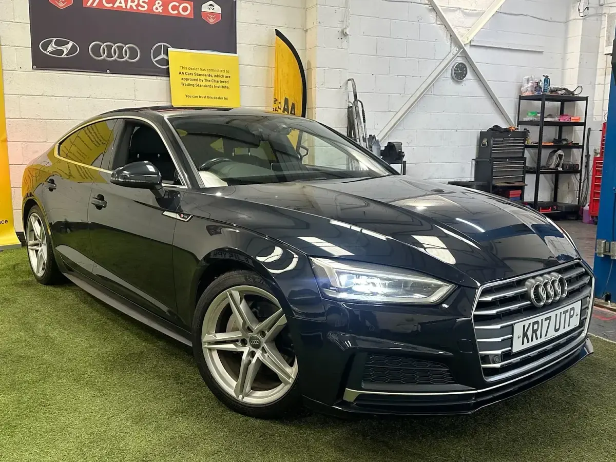 Used Audi A5 S-Line 2017 Blue Coupe