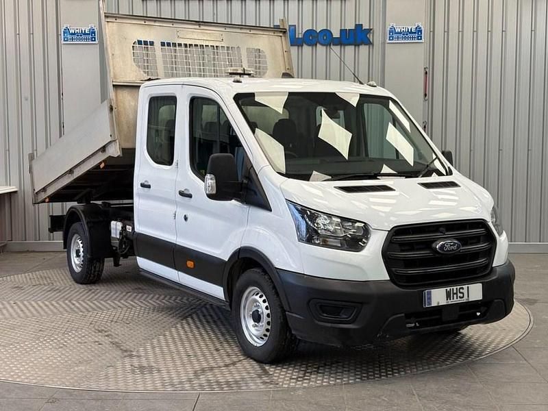 Used Ford Transit 130 HP (95 kW) 2022 White Cabriolet