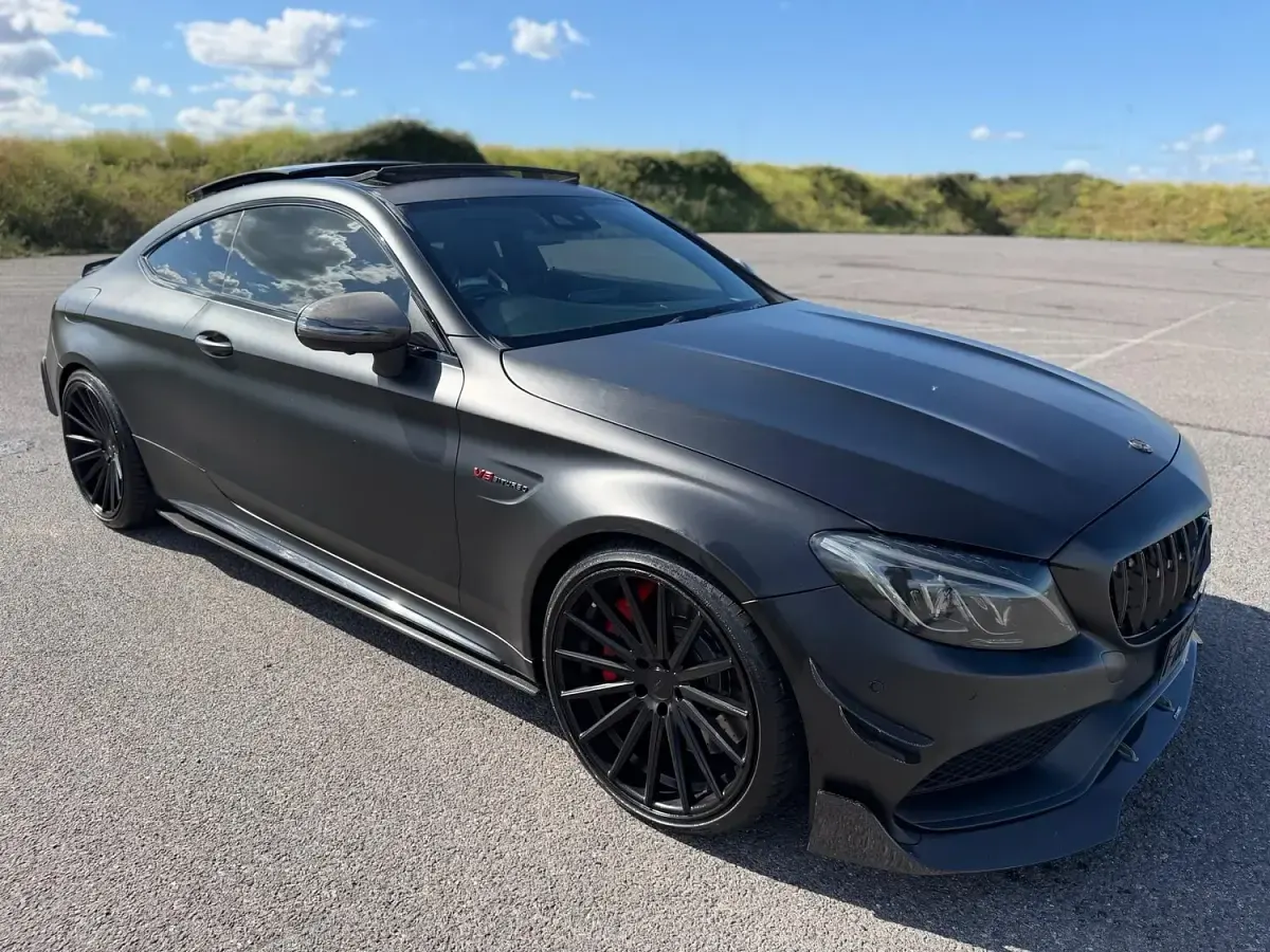 Used Mercedes C63S AMG Premium 2016 Black Coupe