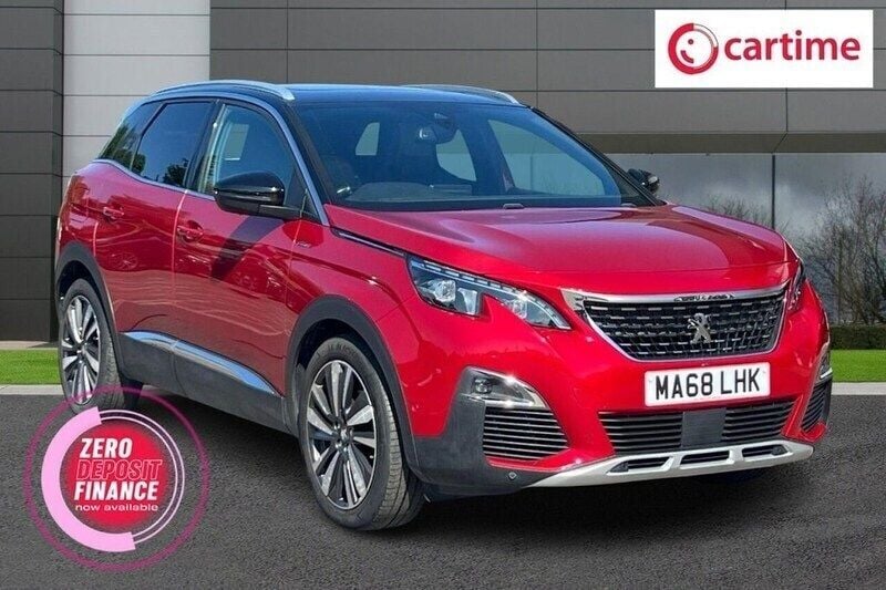 Red Used 2018 Peugeot 3008 Premium SUV | £13,899 (Fair price) - Image 1/3