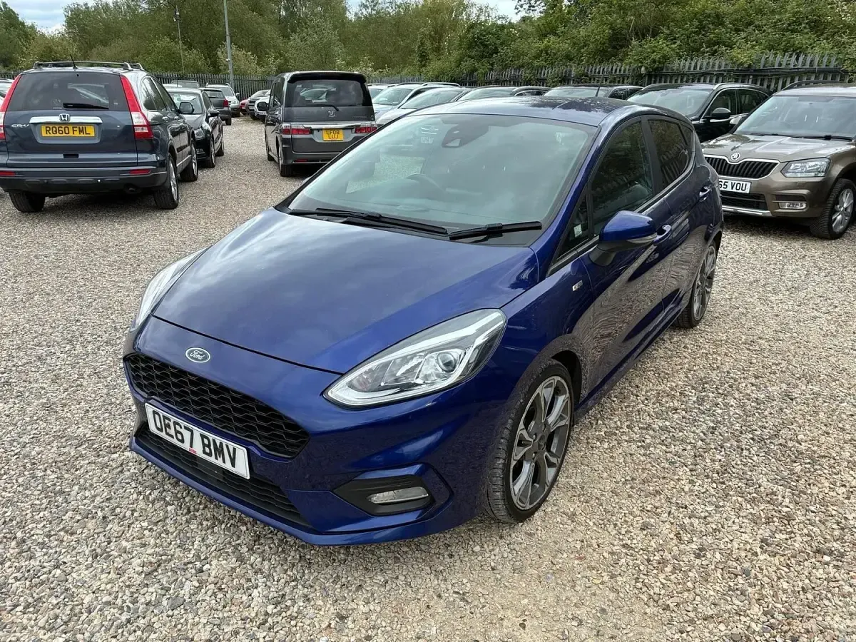 Used Ford Fiesta ST-Line 140 HP (102 kW) 2017 Blue Hatchback