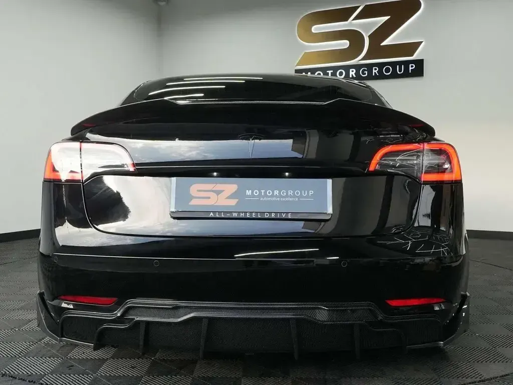 Used Tesla Model 3 Long Range AWD 366 kW (498 HP) 2021 Black Sedan