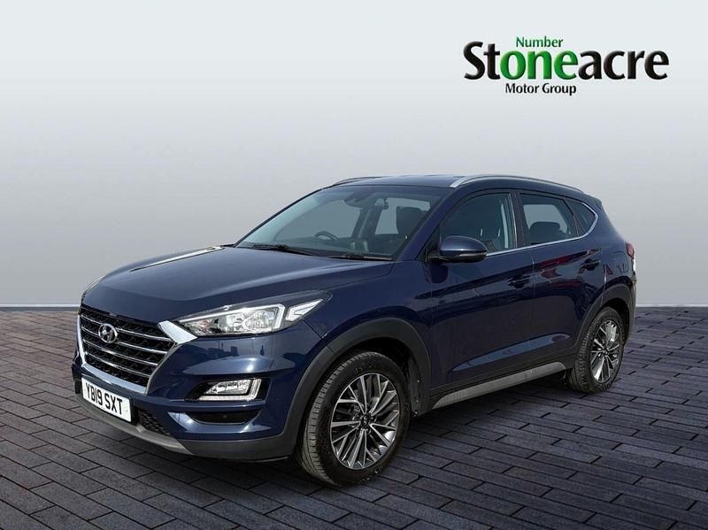 Used Hyundai Tucson Premium 177 HP (130 kW) 2019 Blue SUV