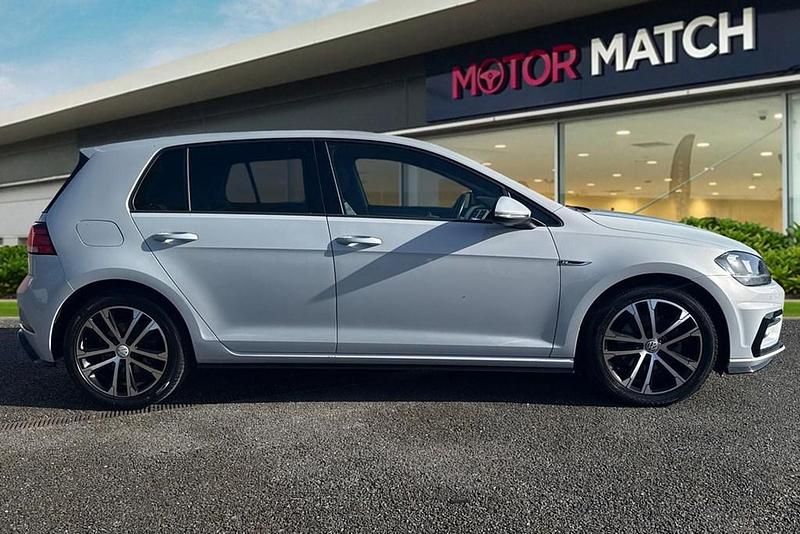 Used VW Golf VII R-line 2018 Silver Hatchback