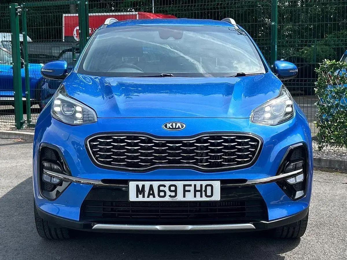 Used Kia Sportage GT-Line 174 HP (127 kW) 2019 Blue SUV