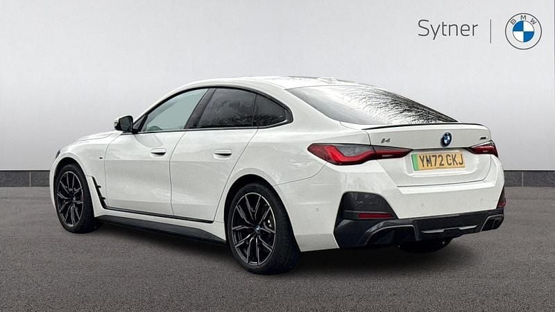 Used BMW i4 M Sport 246 kW (335 HP) 2022 White Sedan