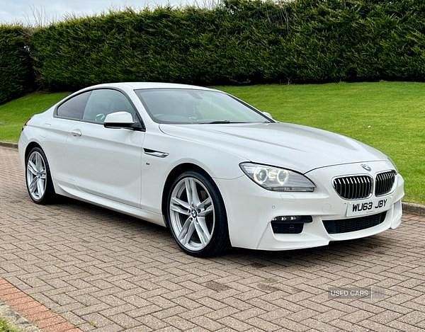 White Used 2013 BMW 640 M Sport Coupe | £12,195 (A bit pricey) - Image 1/4