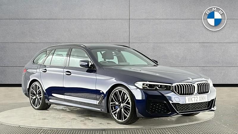 Used BMW 530 M Sport 282 HP (207 kW) 2022 Blue Estate