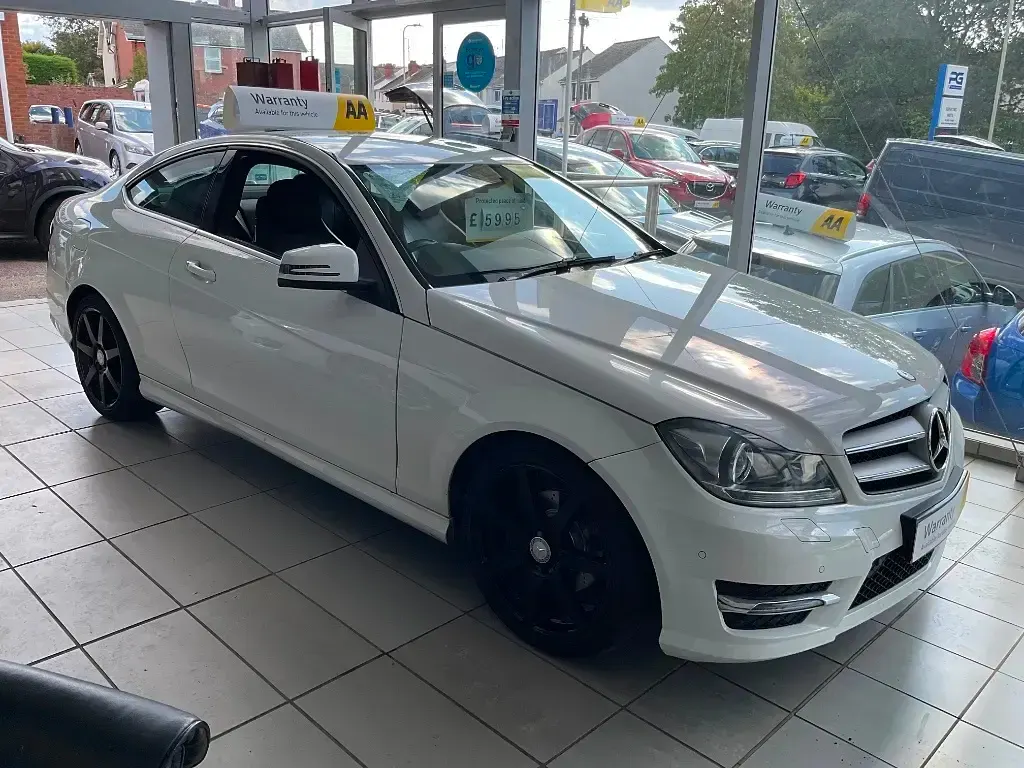 Used Mercedes C220 AMG 2013 White Coupe