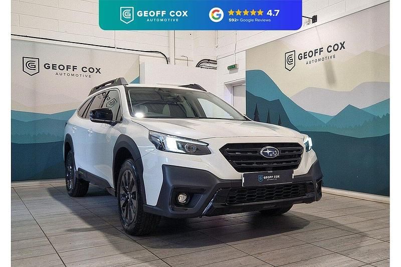 Crystal white Used 2024 Subaru Outback SUV | £29,990 (A bit pricey) - Image 1/4
