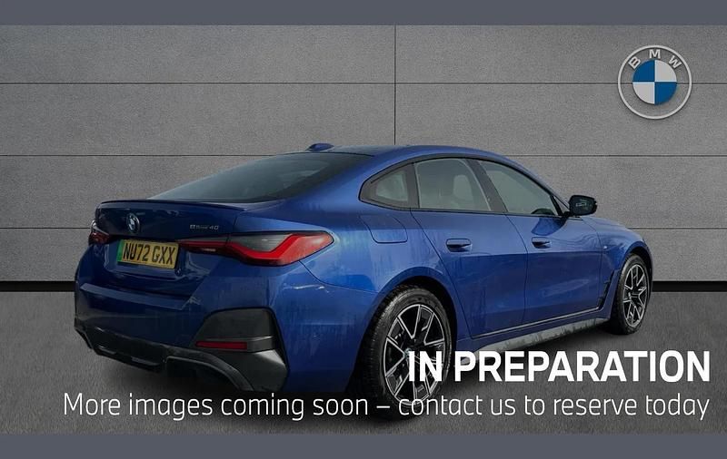 Used BMW i4 M Sport 250 kW (340 HP) 2022 Blue Sedan