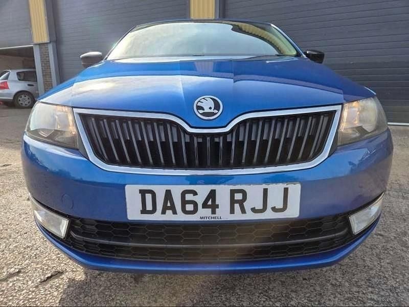 Used Skoda Rapid Sport 105 HP (77 kW) 2014 Blue Hatchback