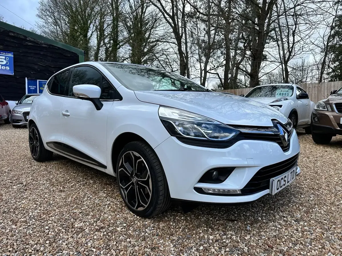 Used Renault Clio Iconic 110 HP (80 kW) 2018 White Hatchback