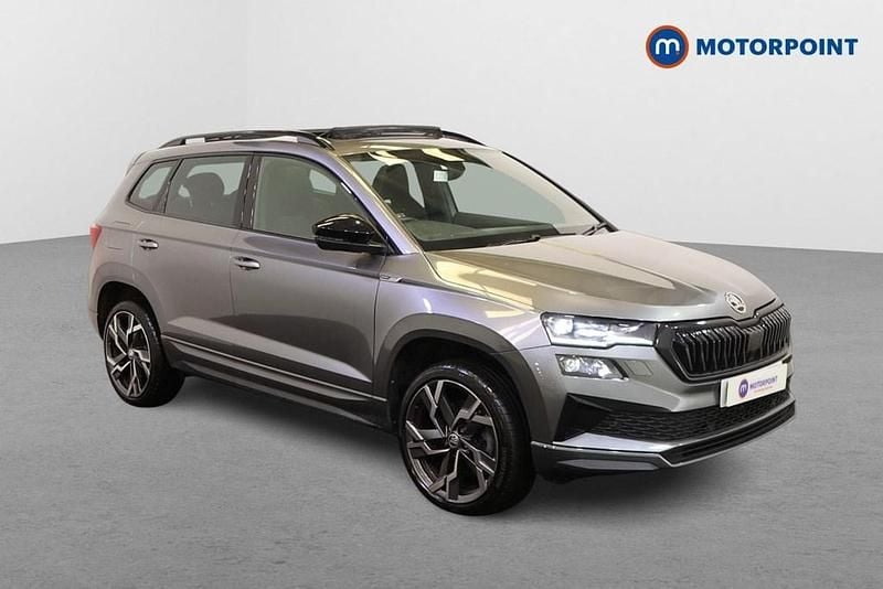 Grey Used 2024 Skoda Karoq SportLine SUV | £25,199 (Fair price) - Image 1/4