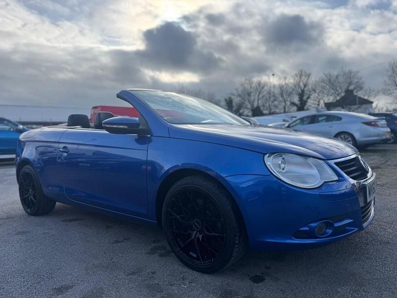 Used VW Eos SE 160 HP (117 kW) 2010 Blue Cabriolet
