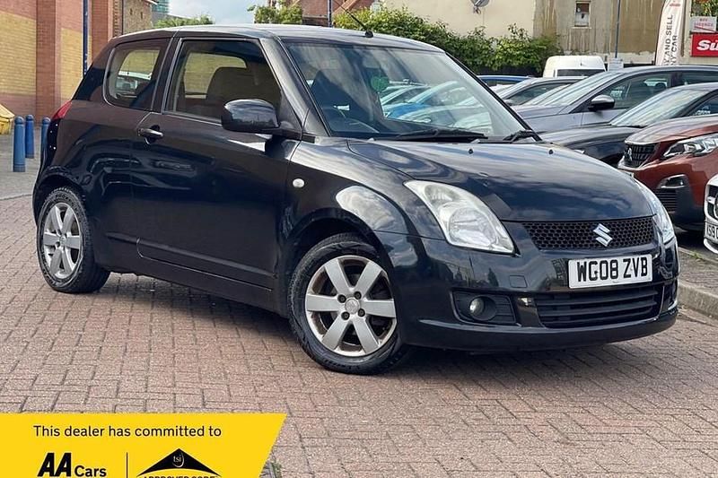 Black Used 2008 Suzuki Swift GLX Hatchback | £2,399 (Fair price) - Image 1/1