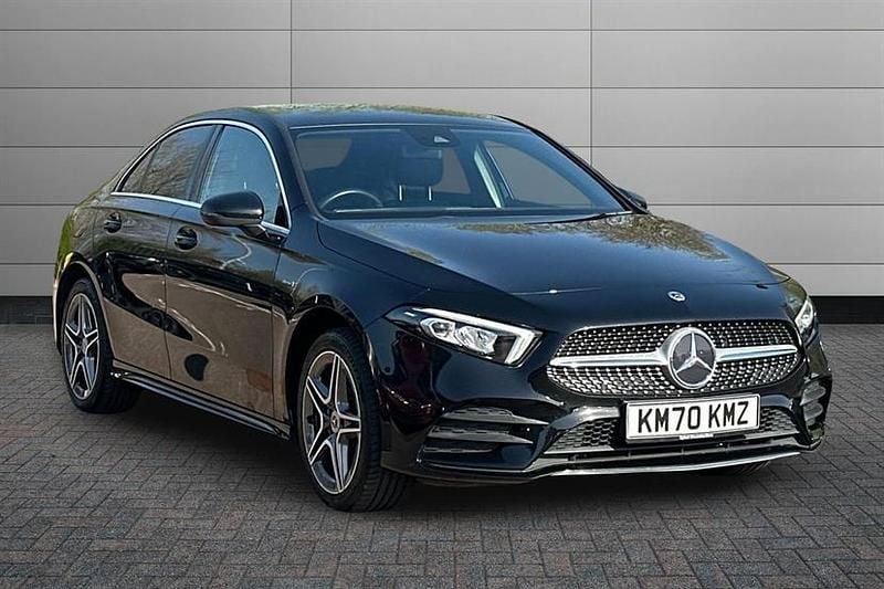 Used Mercedes A250 AMG line 218 HP (160 kW) 2020 Black Sedan