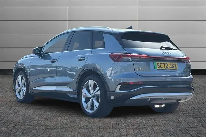 Gebraucht Audi Q4 e-tron S-Line 150 kW (204 PS) 2022 Blau SUV