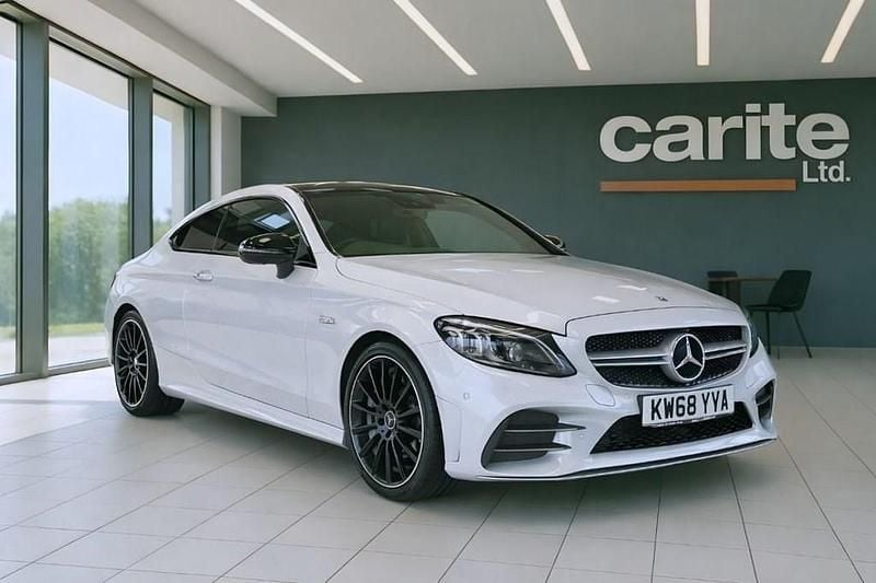 Silver Used 2018 Mercedes C43 AMG Premium Plus Coupe | £23,995 (Fair price) - Image 1/2
