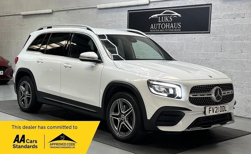 White Used 2021 Mercedes GLB200 AMG line SUV | £19,395 - Image 1/4