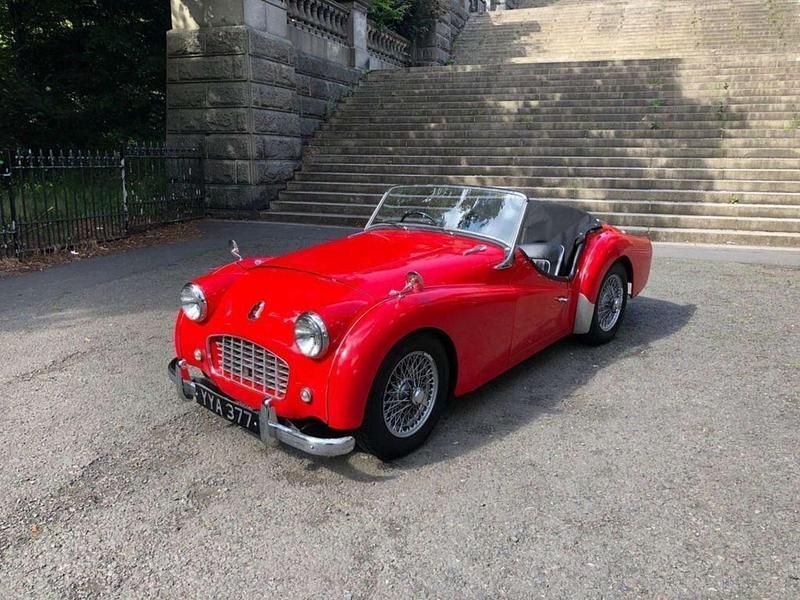 Used Triumph TR3 1957 Red Cabriolet