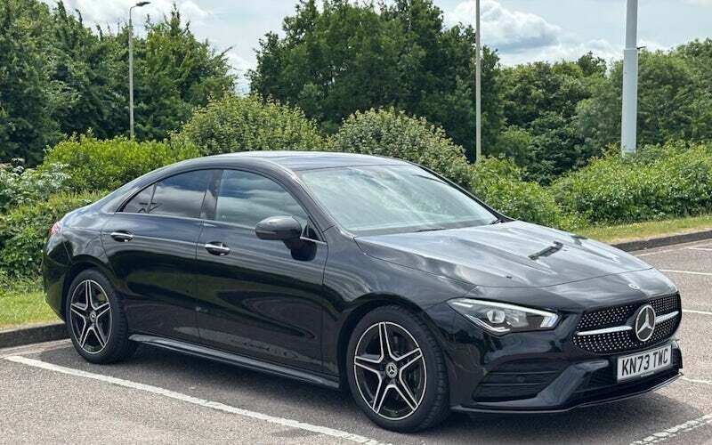Black Used 2023 Mercedes CLA220 AMG Line Premium Sedan | £27,990 (Fair price) - Image 1/4