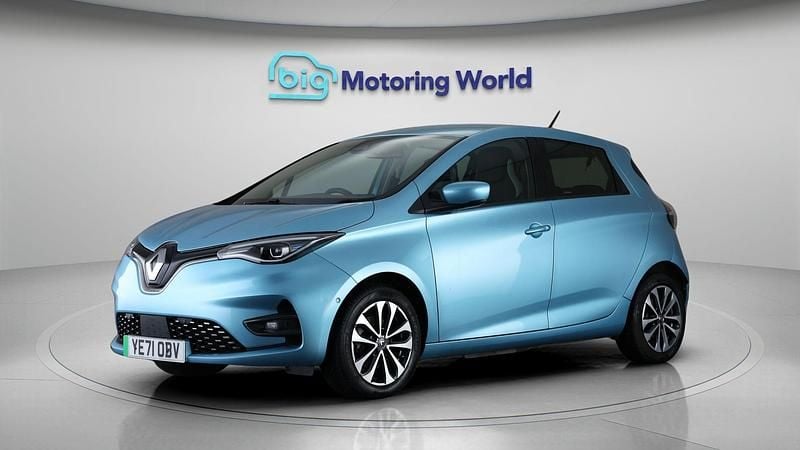 Used Renault Zoe GT-Line 100 kW (136 HP) 2021 Blue Hatchback