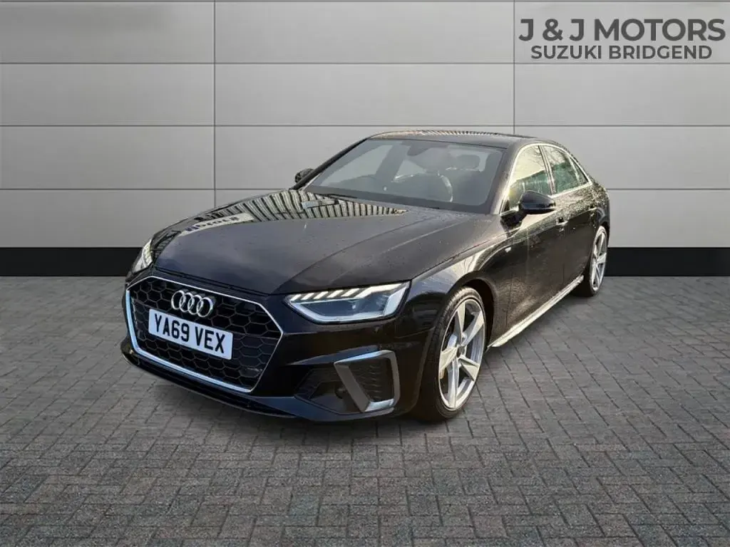 Used Audi A4 S-Line 150 HP (110 kW) 2020 Black Sedan
