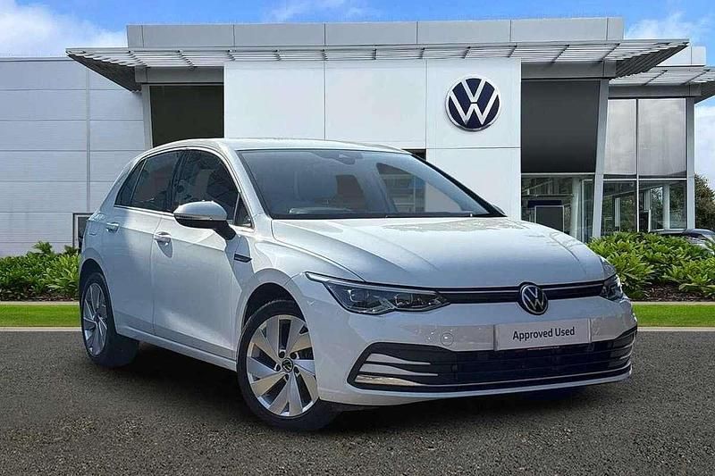 White Used 2021 VW Golf VIII Style Hatchback | £18,856 (Fair price) - Image 1/4