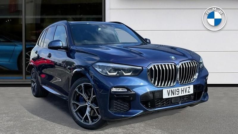 Used BMW X5 M Sport 261 HP (191 kW) 2019 Blue SUV