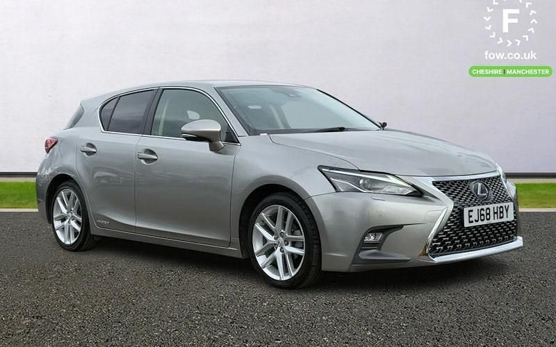 Used Lexus CT200h 136 HP (100 kW) 2018 Silver Hatchback
