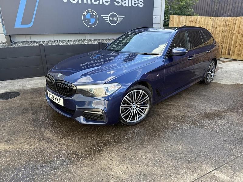Blue Used 2018 BMW 540 M Sport Estate | £26,300 (Fair price) - Image 1/4