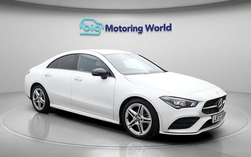 Used Mercedes CLA180 AMG line 136 HP (100 kW) 2022 White Sedan