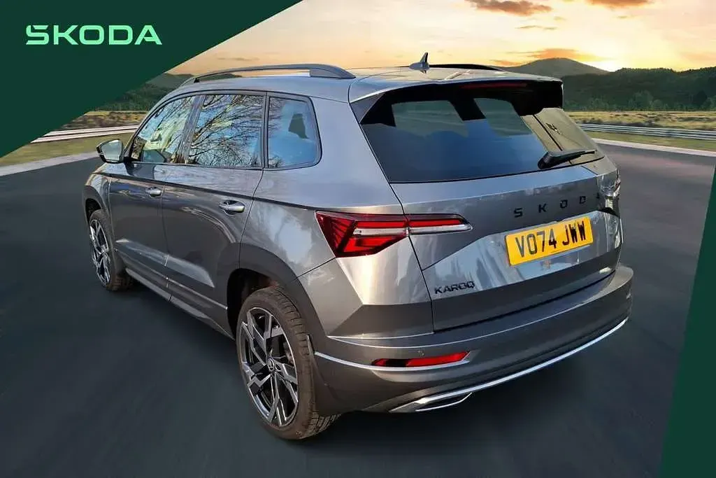 Used Skoda Karoq SportLine 150 HP (110 kW) 2024 Grey SUV