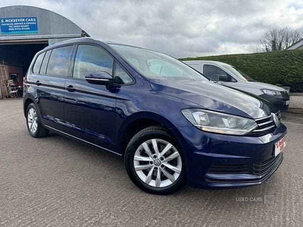 Used VW Touran Family 115 HP (84 kW) 2018 Blue MPV