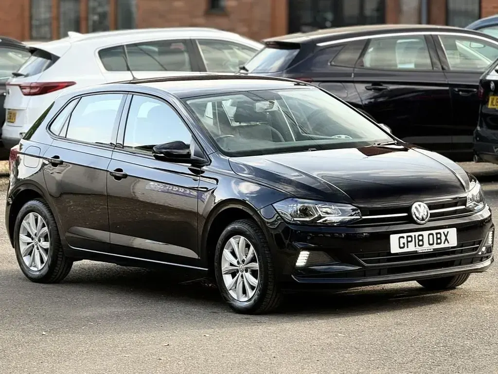 Used VW Polo SE 95 HP (69 kW) 2018 Black Hatchback