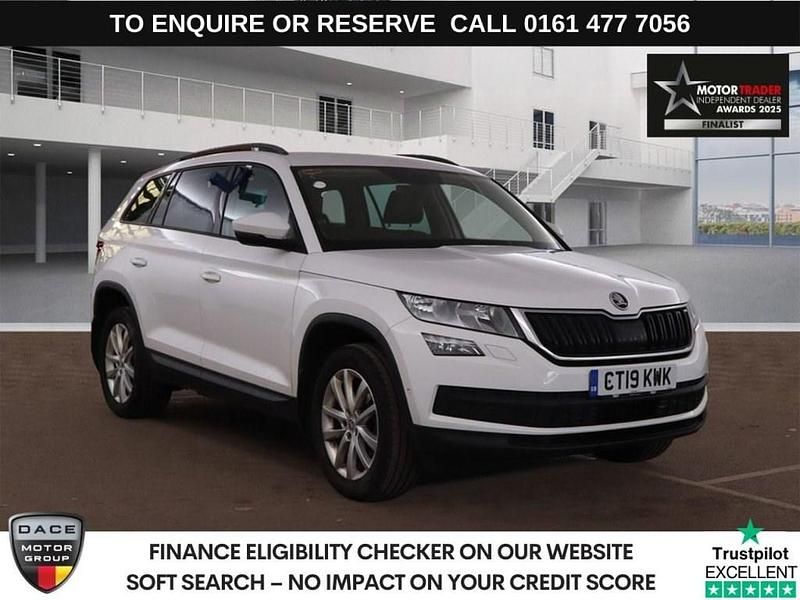 White Used 2019 Skoda Kodiaq SE SUV | £12,890 (Fair price) - Image 1/3
