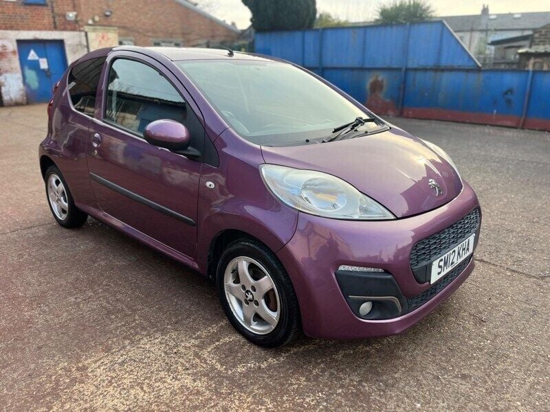 Purple Used 2012 Peugeot 107 Allure Hatchback | £1,990 (Good price) - Image 1/4