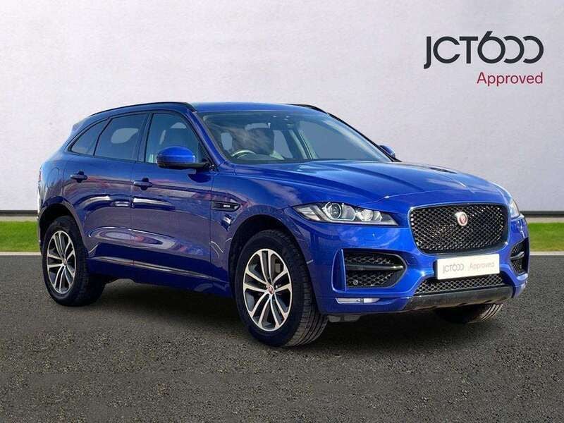 Blue Used 2020 Jaguar F-Pace R-Sport SUV | £24,386 (Fair price) - Image 1/3