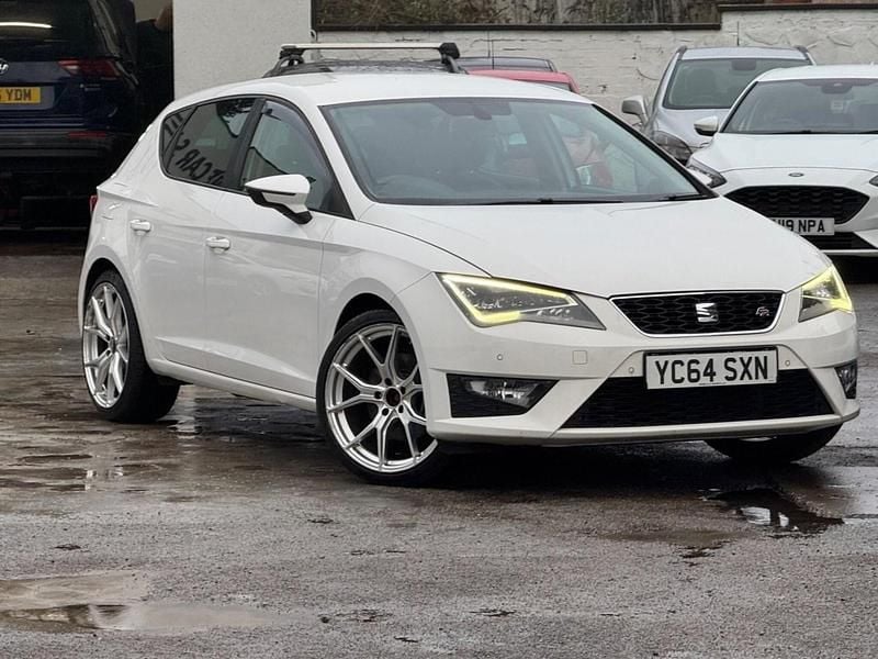 Used Seat Leon FR 184 HP (135 kW) 2014 White Hatchback