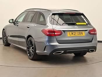 Used Mercedes C300 AMG line 258 HP (189 kW) 2021 Grey Estate