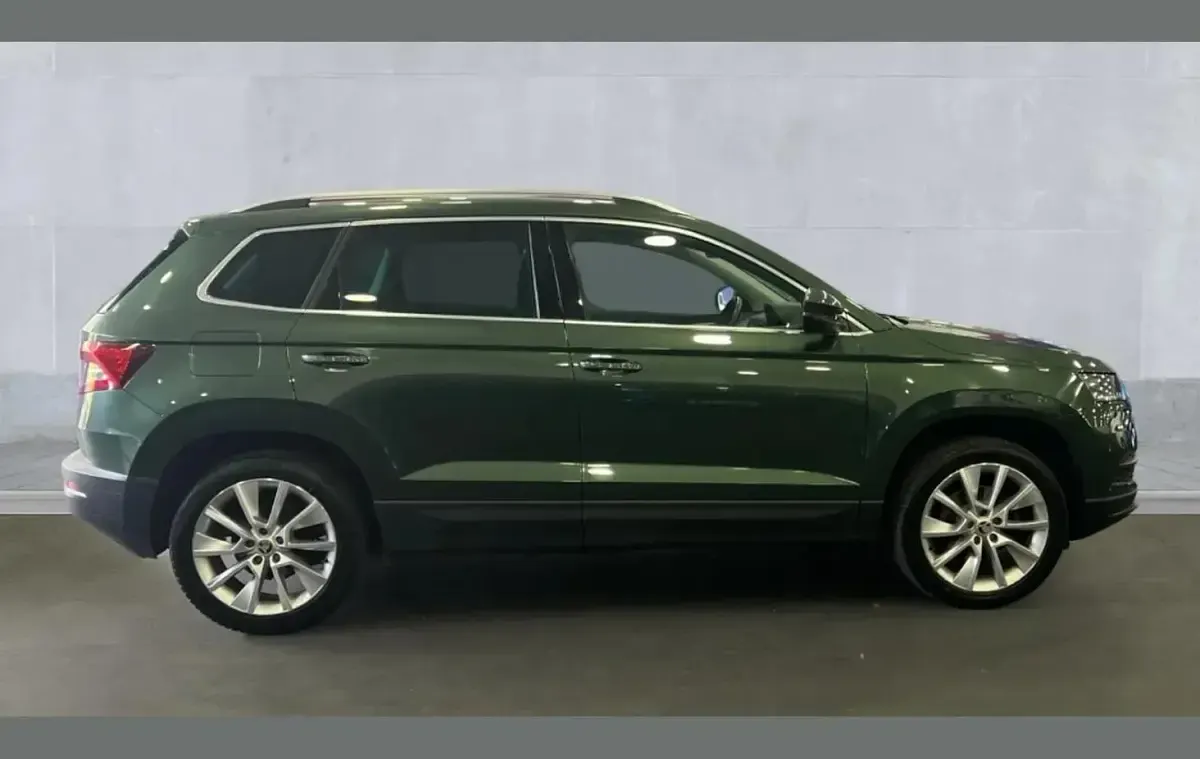 Used Skoda Karoq SE L 150 HP (110 kW) 2018 Emerald green SUV
