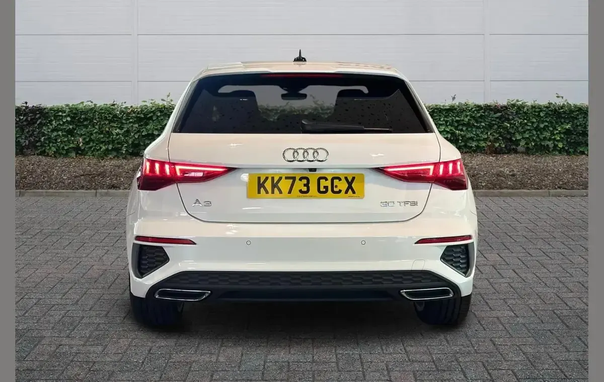 Used Audi A3 S-Line 110 HP (80 kW) 2024 White Hatchback