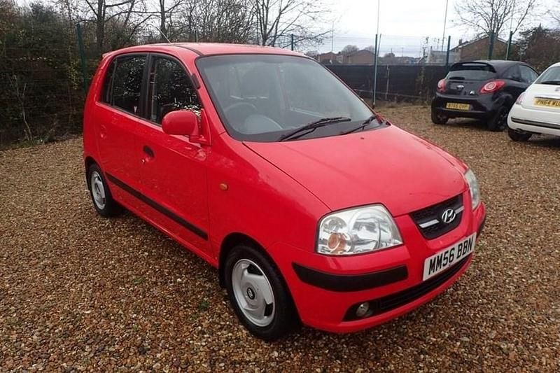 Red Used 2007 Hyundai Atos Hatchback | £1,495 (Good price) - Image 1/1