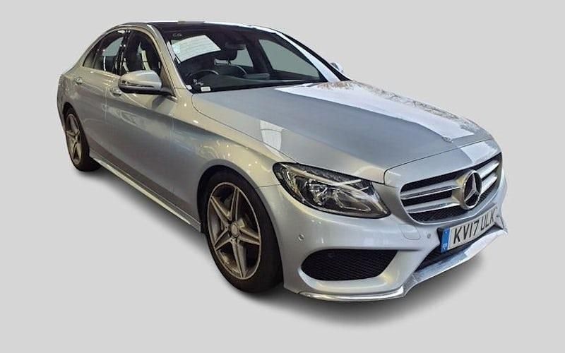 Silver Used 2017 Mercedes C250 AMG line Sedan | £12,950 (Fair price) - Image 1/2